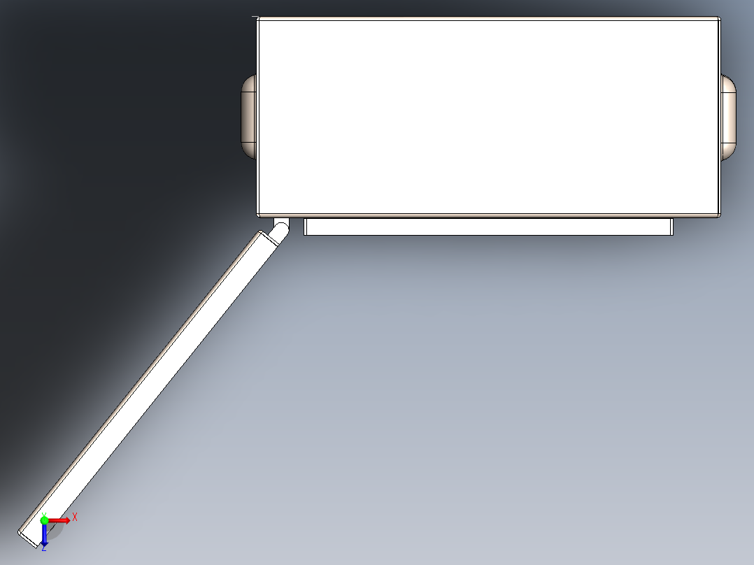 电气外壳俯视图