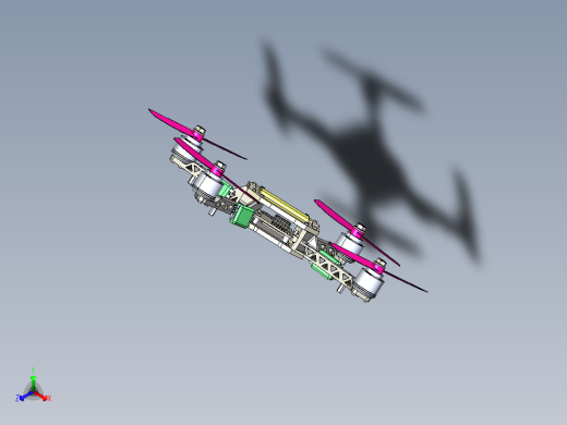 四轴飞行器无人机框架