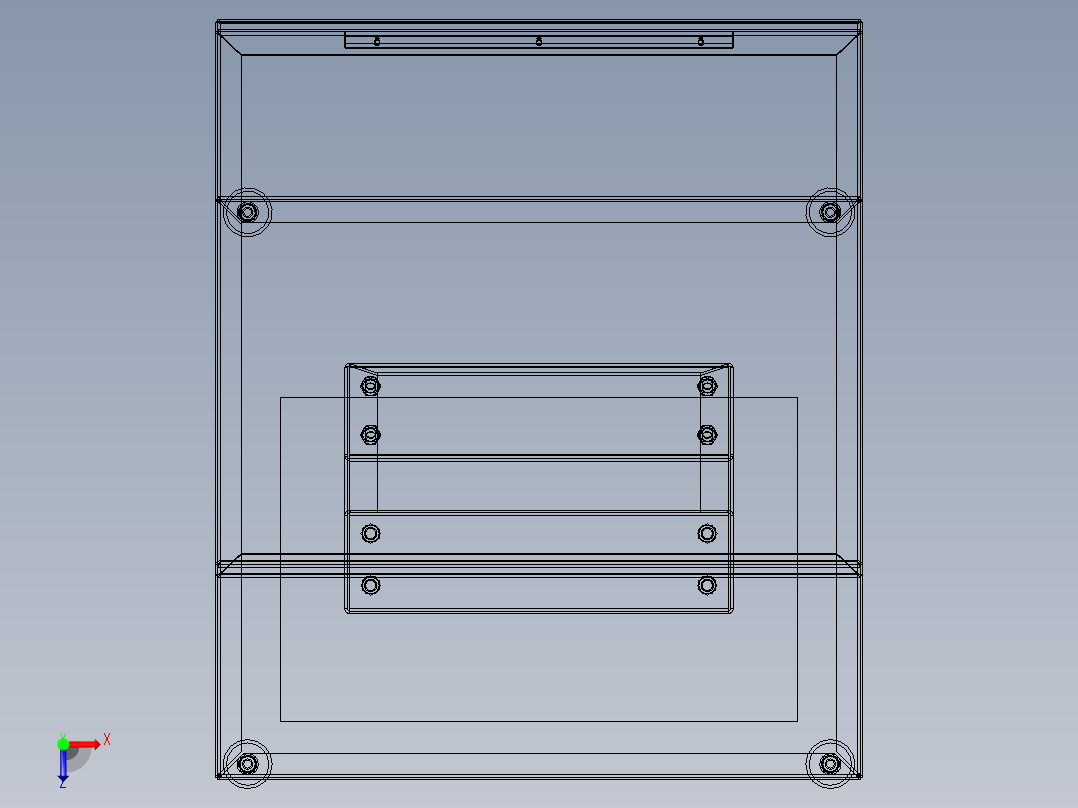 控制台 操作台vpl003v1-lectern-1837-模型格式为 stp igs俯视图