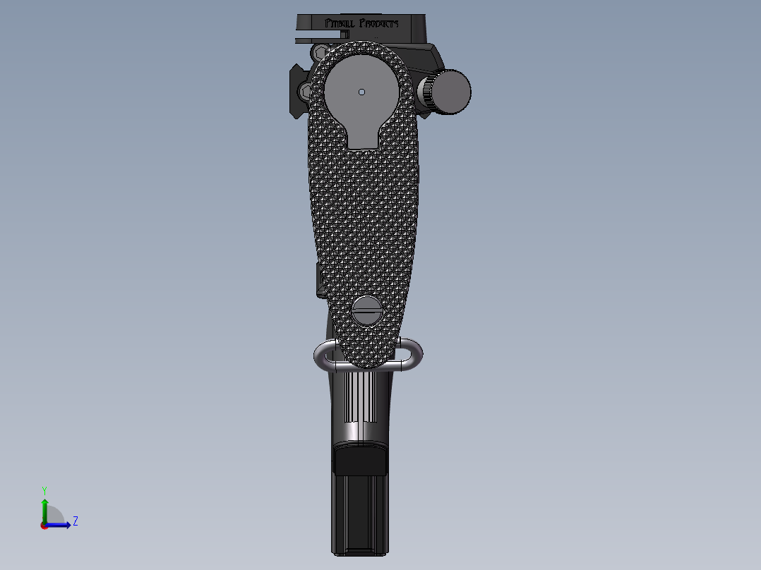 手枪左轮冲锋枪老式狙击步枪设计3D图纸ar-15-3 2 STP SW UG X_T左视图