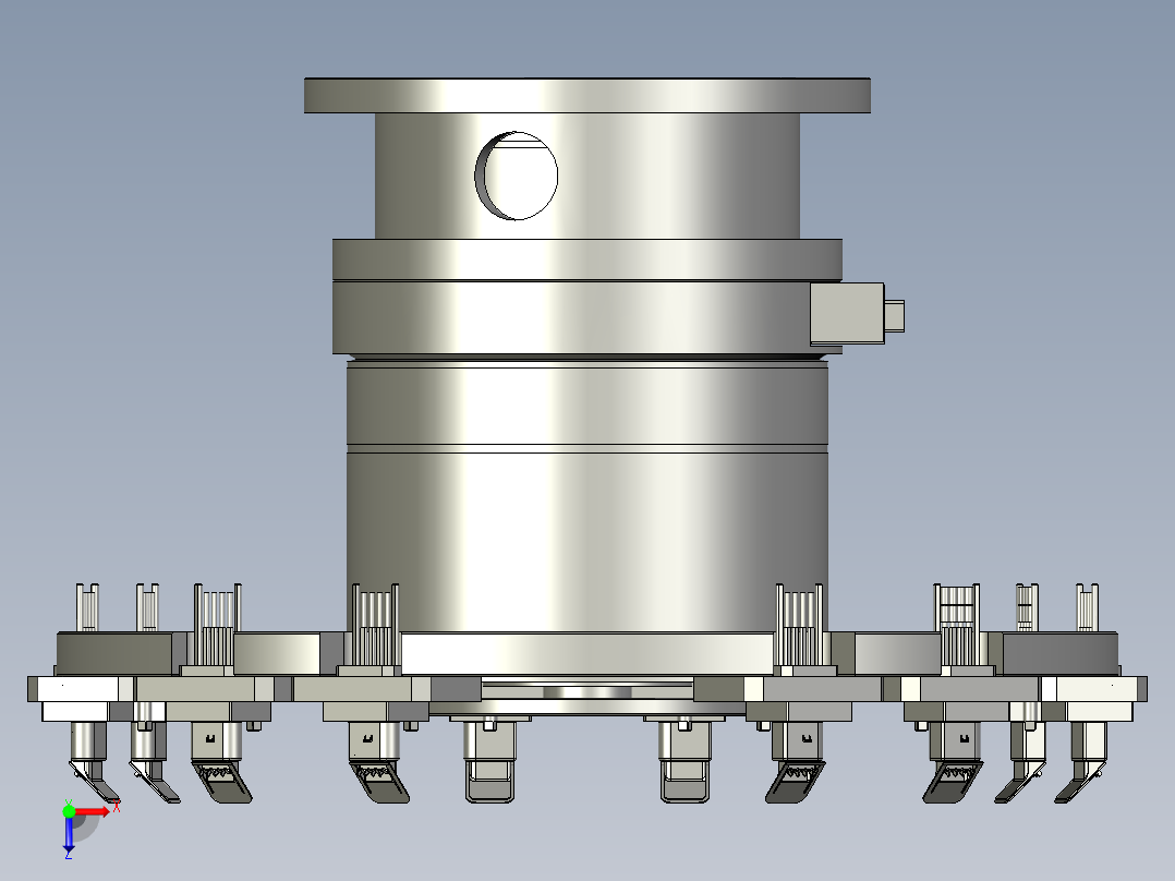电子丝印生产线设备设计-转台治具装配-v1俯视图