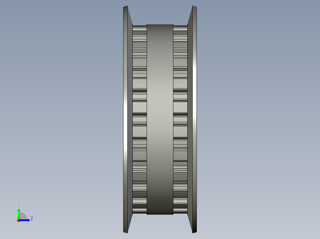 同步带轮EAJ23-L075-24-A-H-d14左视图