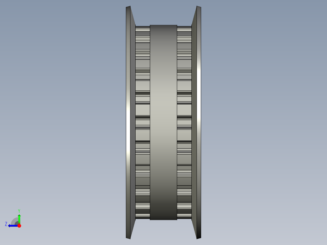 同步带轮EAJ23-L075-24-A-H-d14右视图