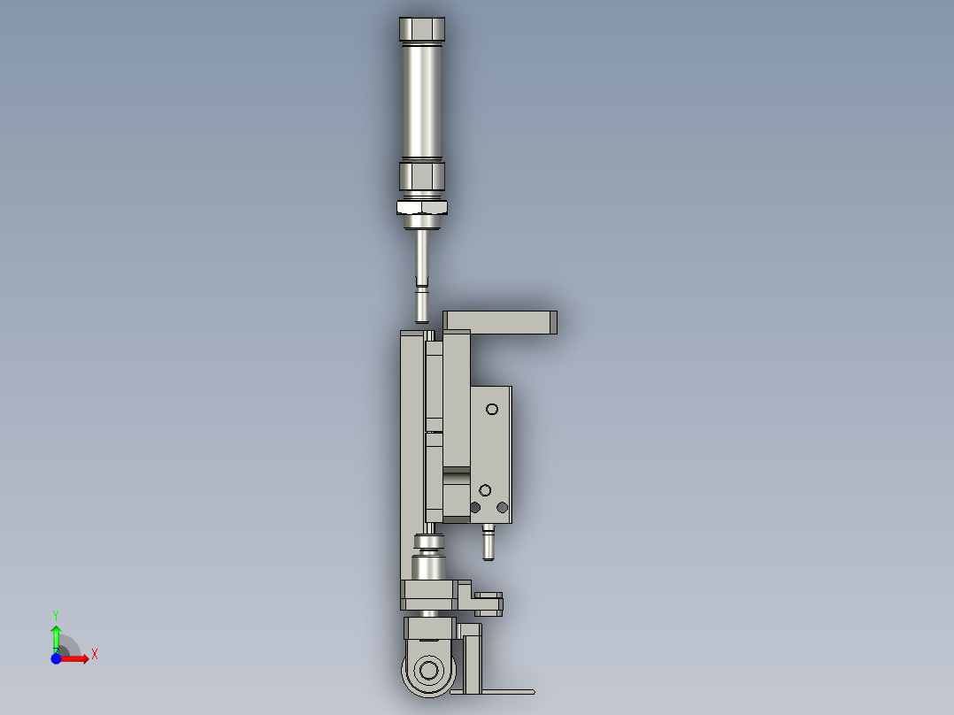 02-00-04压膜机构前视图