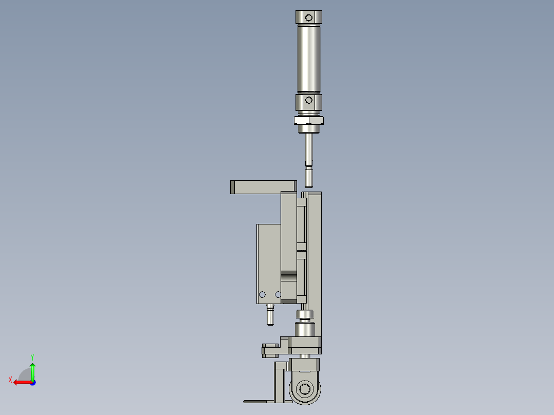 02-00-04压膜机构后视图