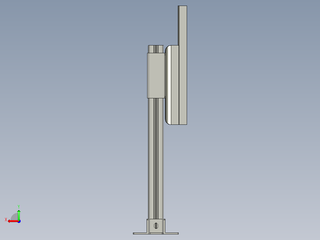 电脑显示器支架后视图