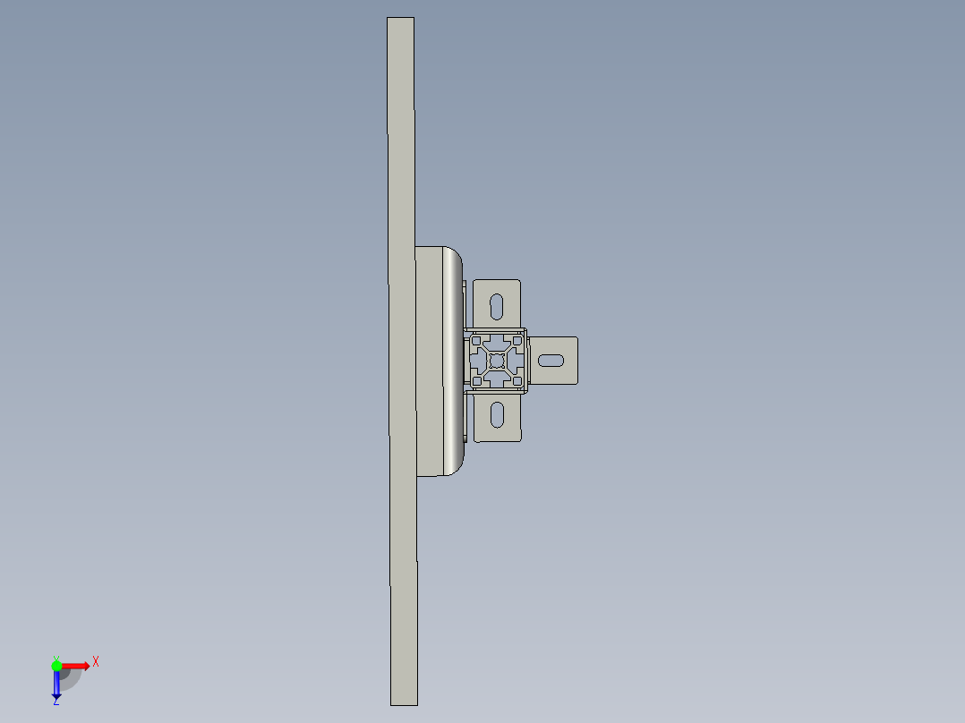 电脑显示器支架俯视图