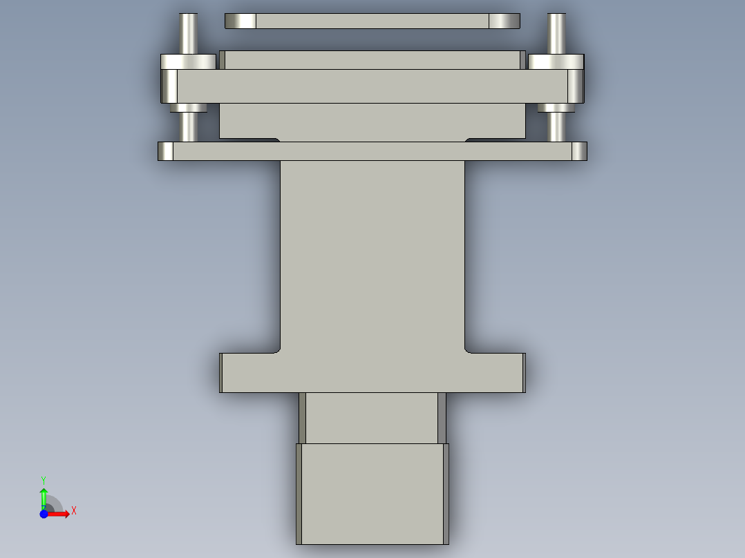 全自动铜膜天线切割检测自动化生产线S2d01-012底膜吸附平台2前视图