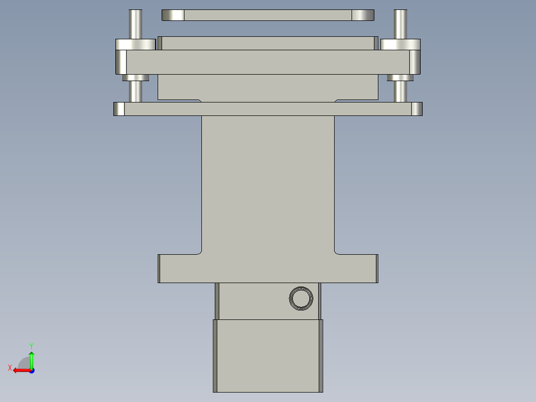 全自动铜膜天线切割检测自动化生产线S2d01-012底膜吸附平台2后视图