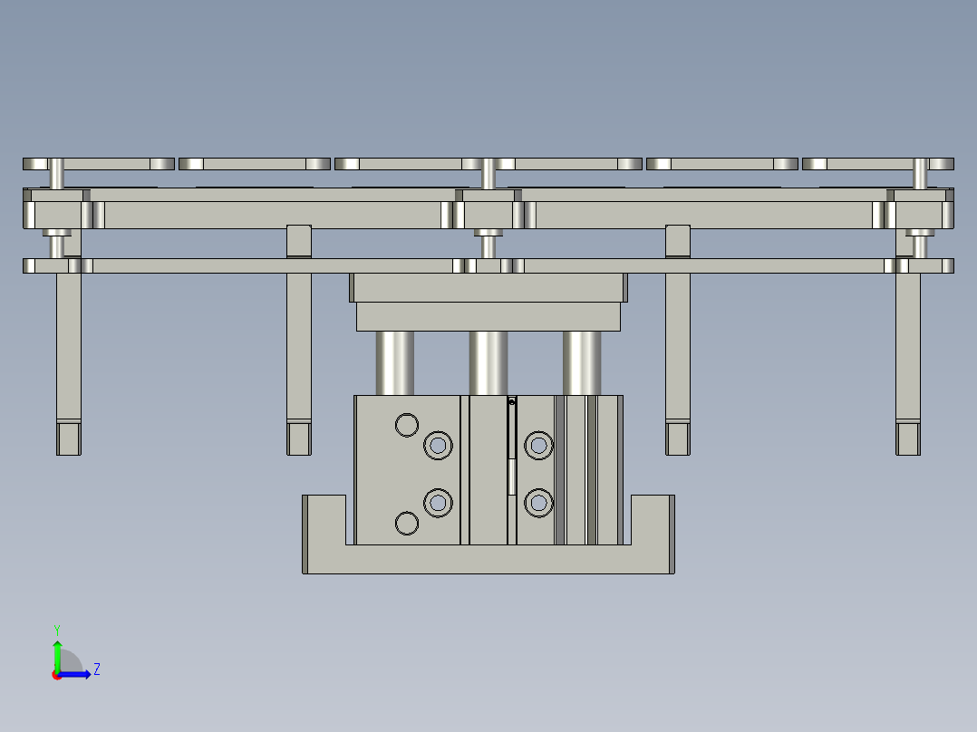 全自动铜膜天线切割检测自动化生产线S2d01-012底膜吸附平台2左视图