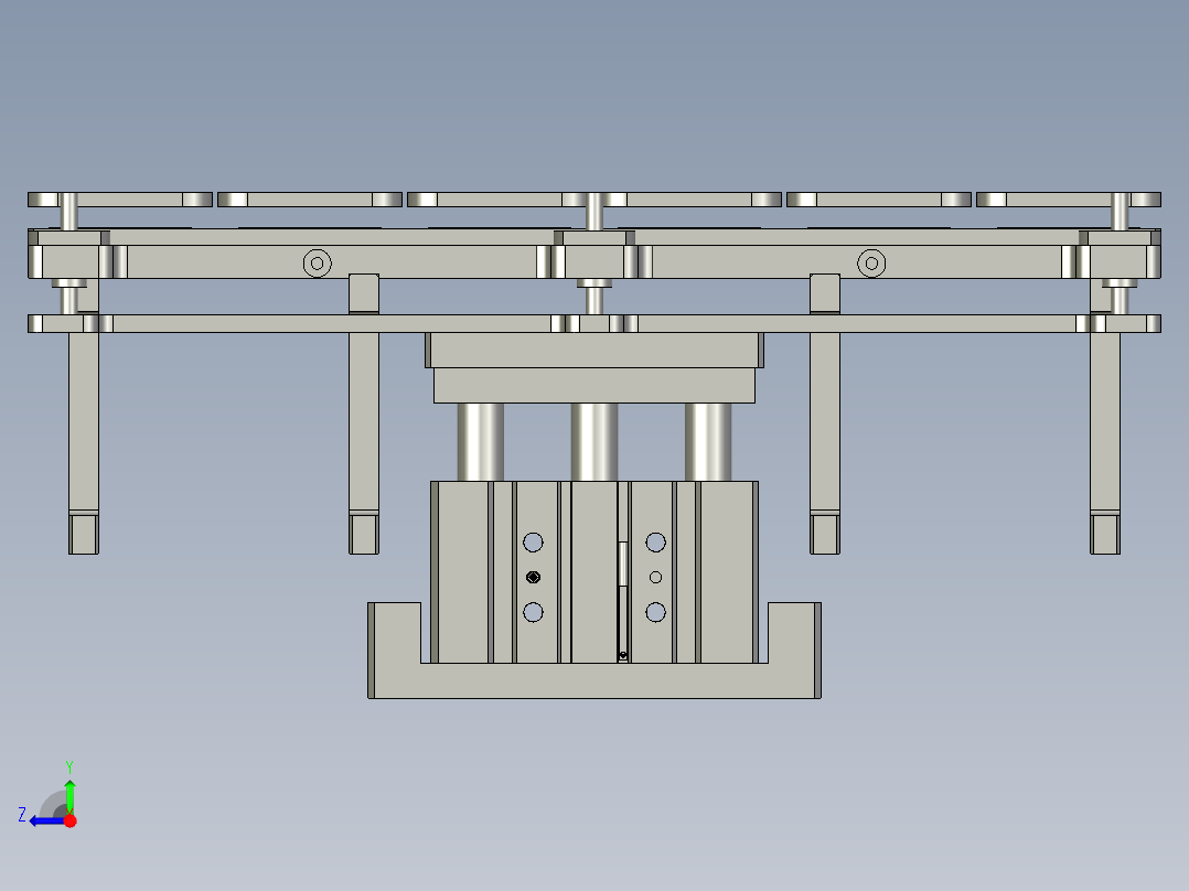 全自动铜膜天线切割检测自动化生产线S2d01-012底膜吸附平台2右视图