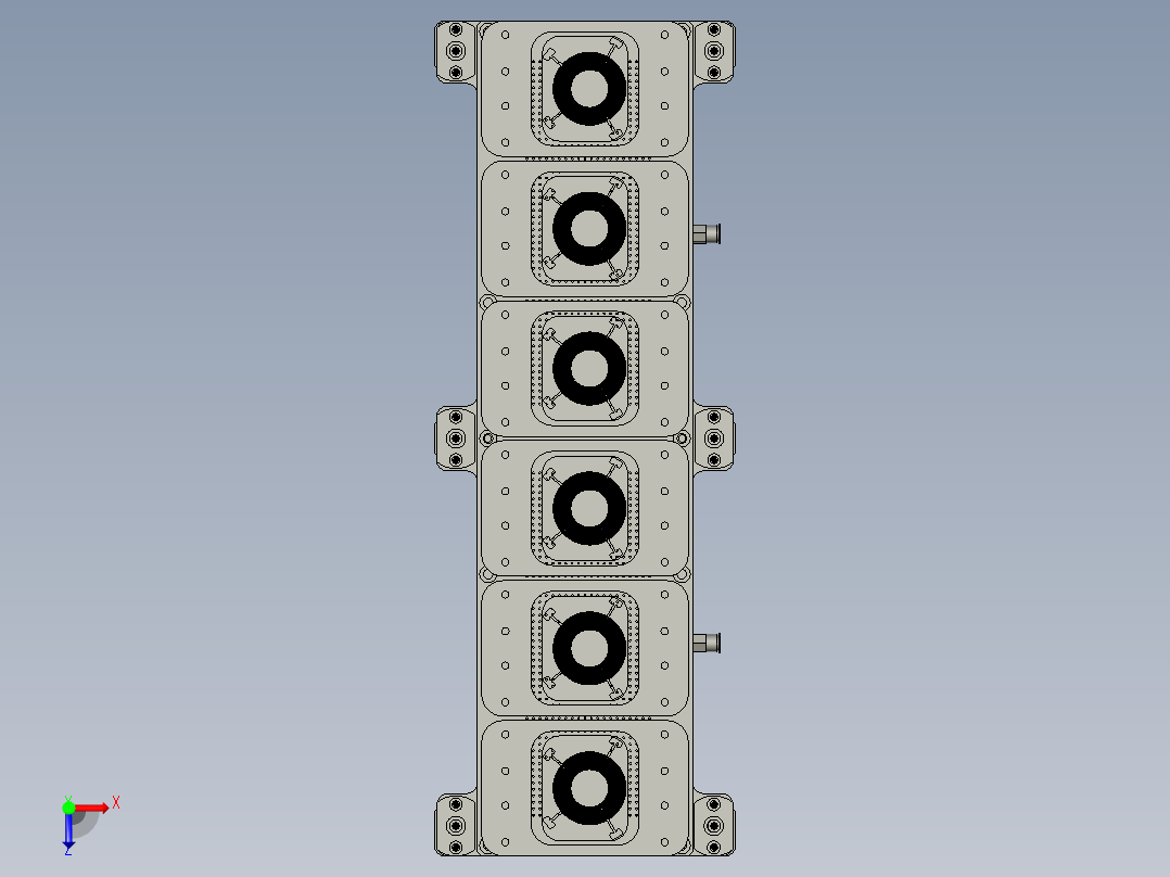 全自动铜膜天线切割检测自动化生产线S2d01-012底膜吸附平台2俯视图