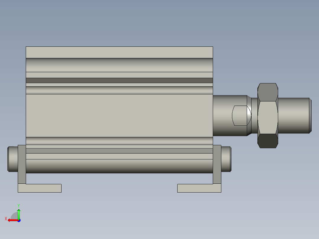 CDQ2L32-40DCMZ(0_0_0)气缸后视图