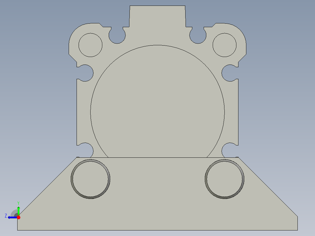 CDQ2L32-40DCMZ(0_0_0)气缸右视图