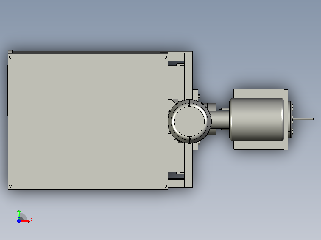 食品业用山楂去核装置前视图