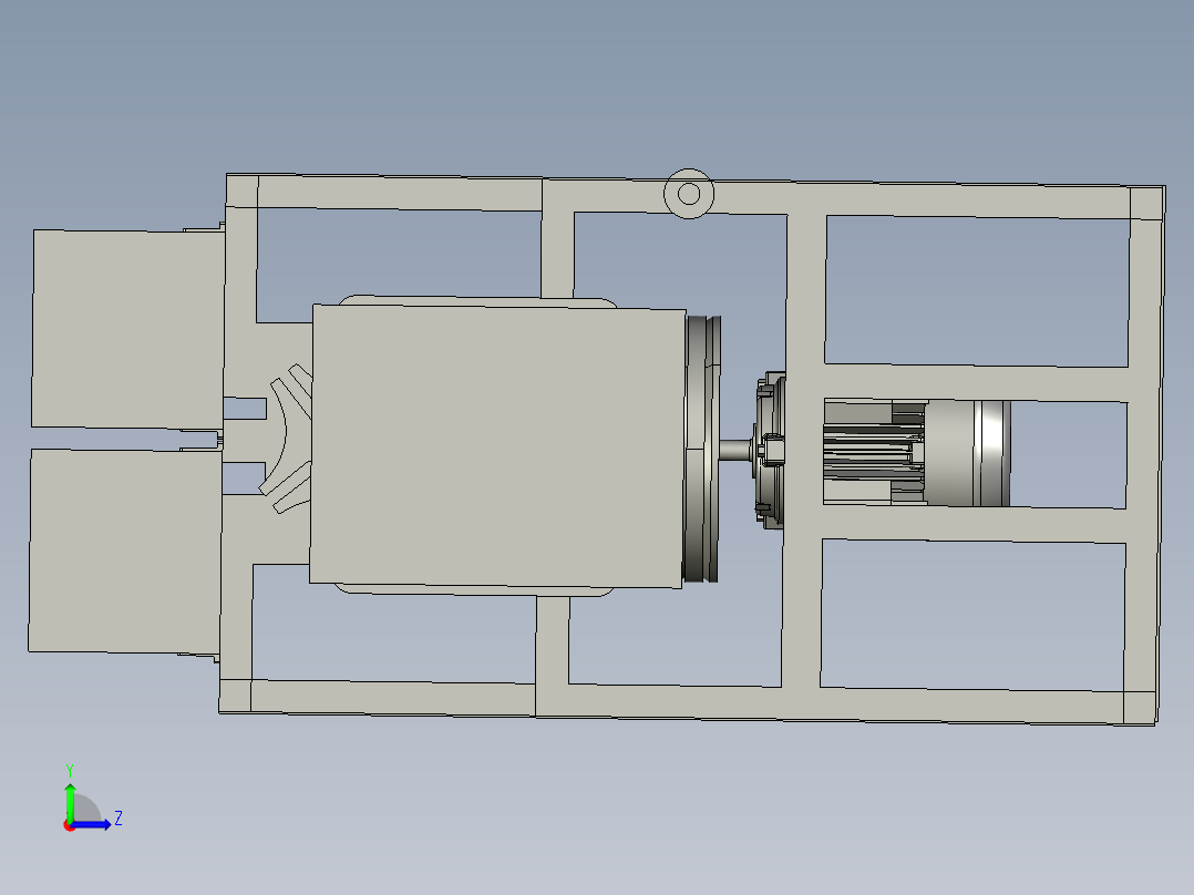 食品业用山楂去核装置左视图