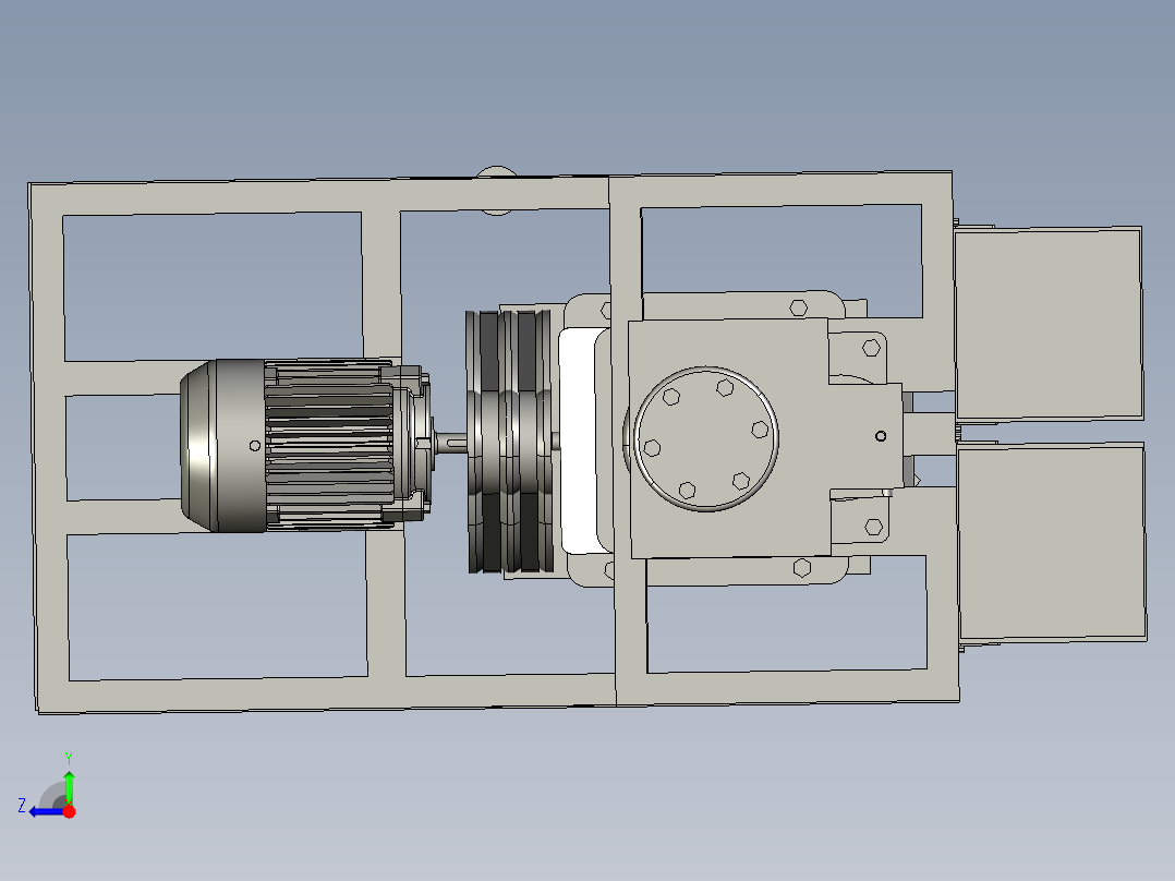 食品业用山楂去核装置右视图