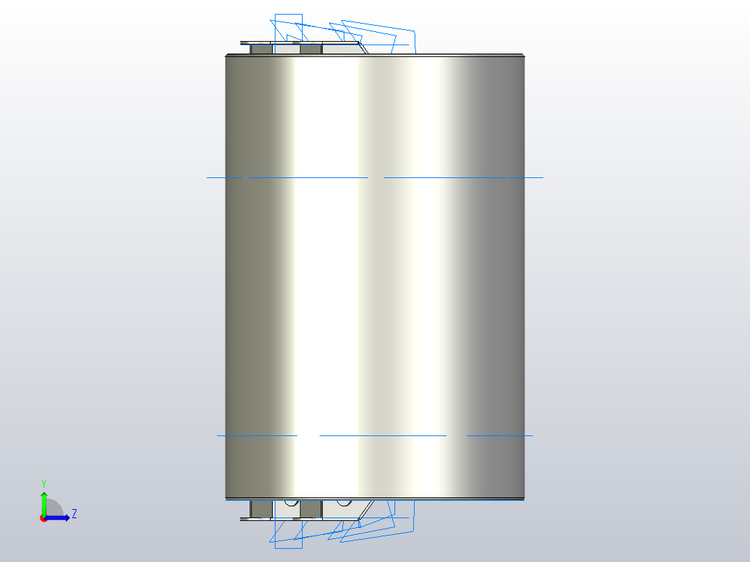 压路机的振动轮重9-10吨左视图