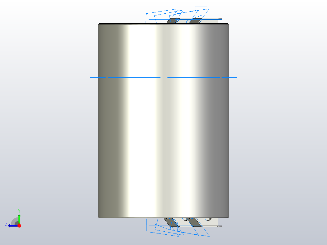 压路机的振动轮重9-10吨右视图