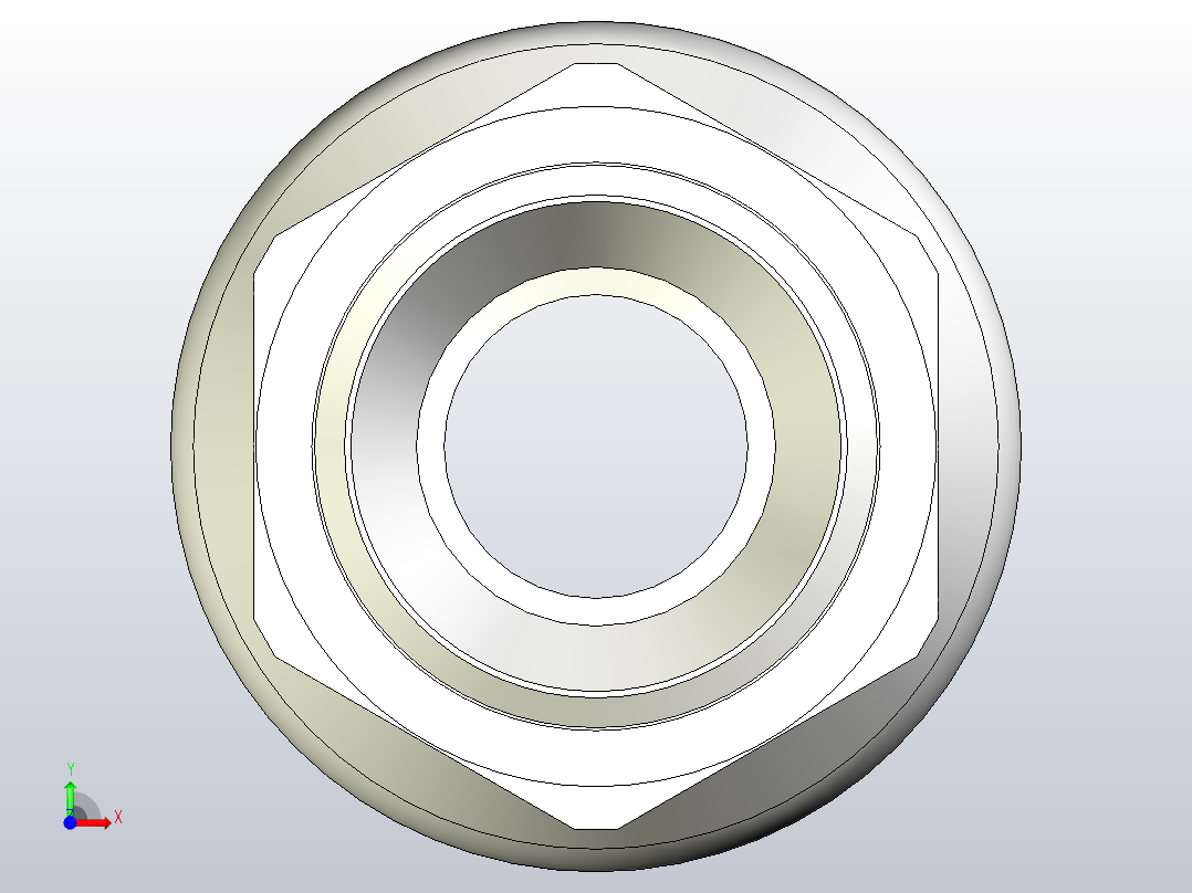 标准液压接头1D943-12-12C前视图