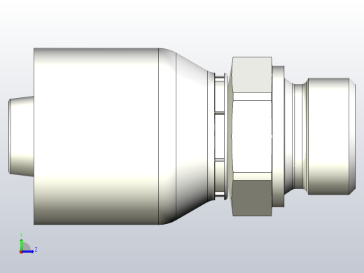 标准液压接头1D943-12-12C左视缩略图