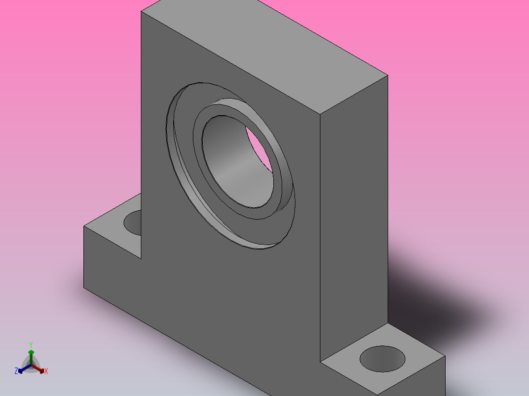 T型高度选择型轴承座组件_BTC-6004-2Z-50-A主视图