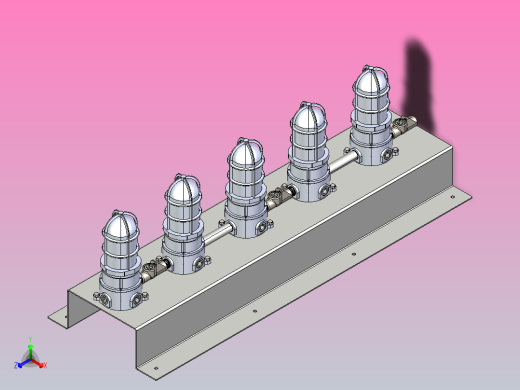 50瓦1级2区LED交通灯-红色、绿色、蓝色、琥珀色、白色-频闪或稳定