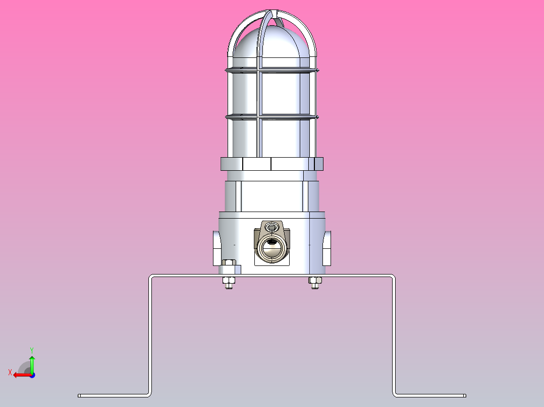 50瓦1级2区LED交通灯-红色、绿色、蓝色、琥珀色、白色-频闪或稳定后视图
