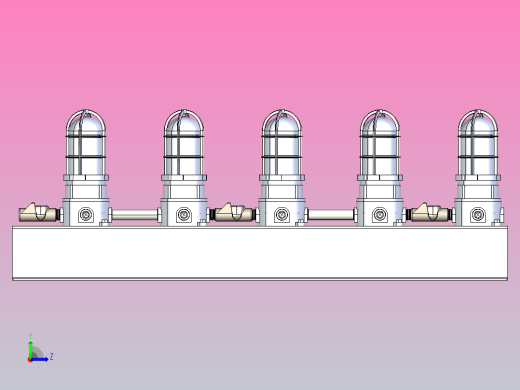 50瓦1级2区LED交通灯-红色、绿色、蓝色、琥珀色、白色-频闪或稳定左视缩略图
