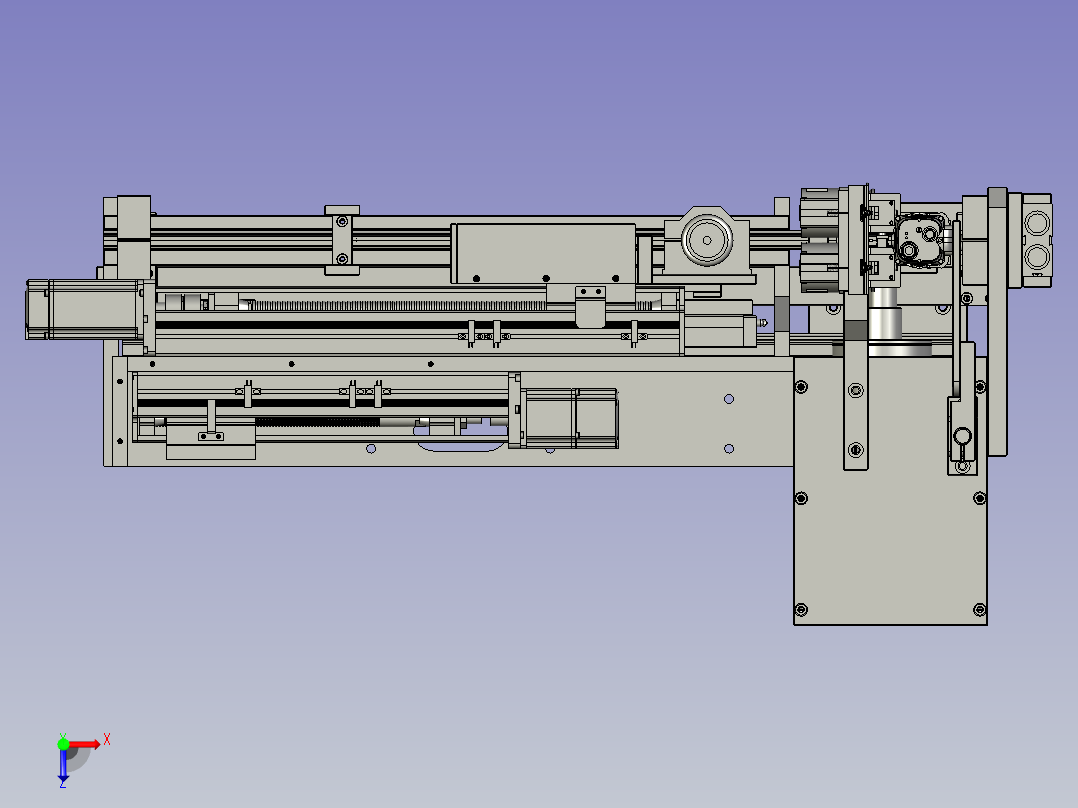冲孔组件俯视图