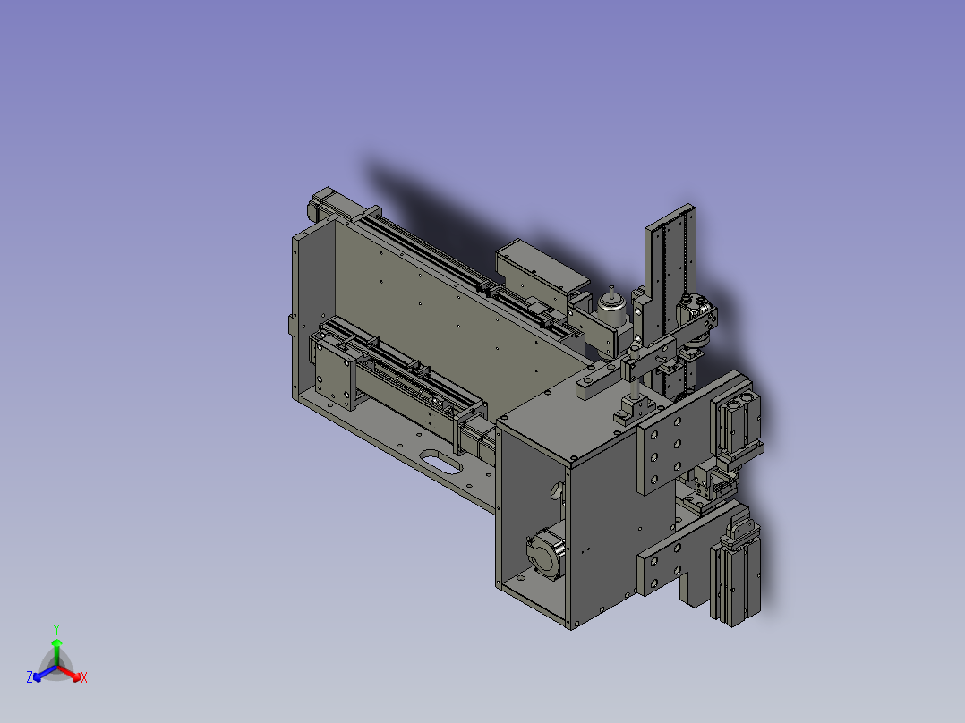 冲孔组件正等轴测图
