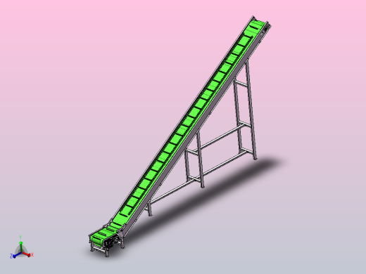 A17 爬坡提升皮带线