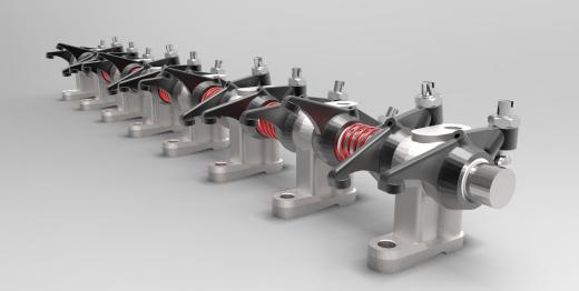 1937年别克直列8缸发动机的摇臂轴总成缩略图