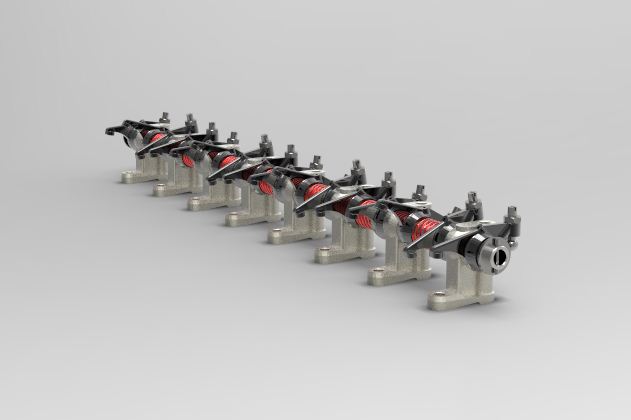 1937年别克直列8缸发动机的摇臂轴总成