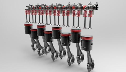 1937年别克直列8缸发动机的摇臂轴总成缩略图