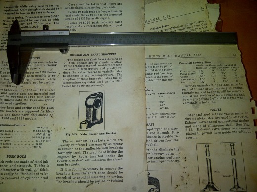 1937年别克直列8缸发动机的摇臂轴总成缩略图