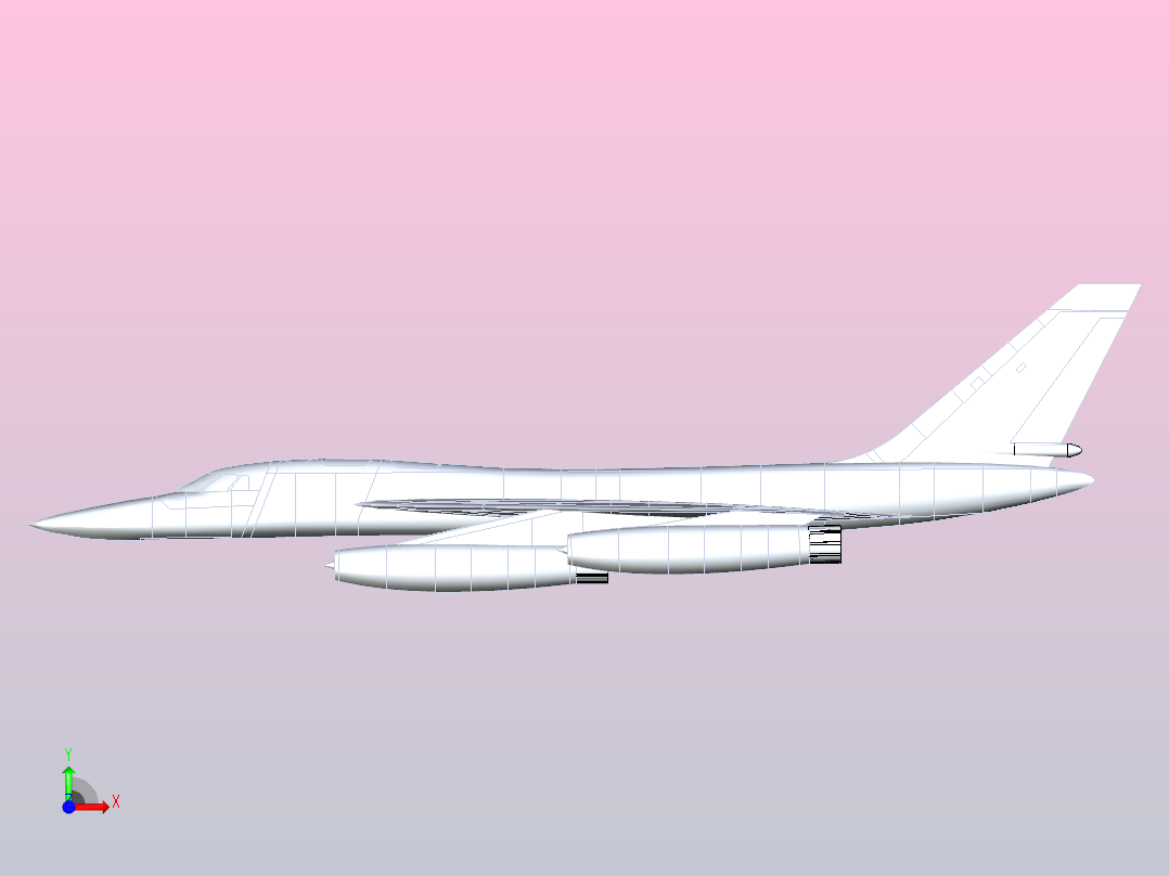 康维尔B-58前视图