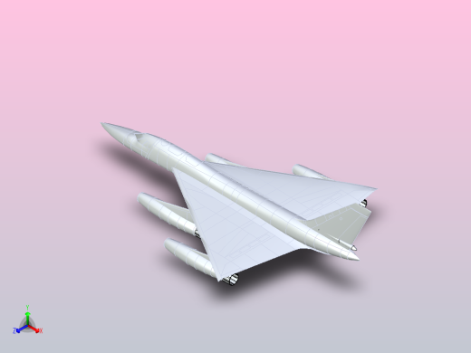 康维尔B-58正等轴测缩略图