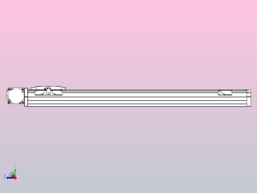 机器人皮带驱动直线轴TPA-GCB-80-P60-L650-DL-M20-N3右视缩略图