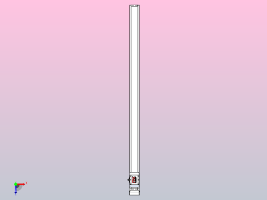 滚珠丝杠直线轴带导轨全封闭TPA-HCR-65S-1610C-L1100-MP-C-P10-N3俯视缩略图
