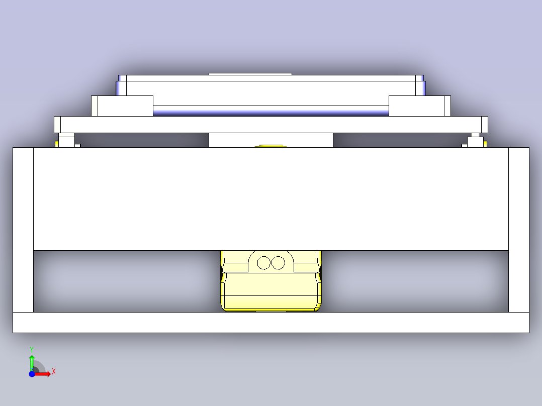 多点位置滑动组件3D模型前视图