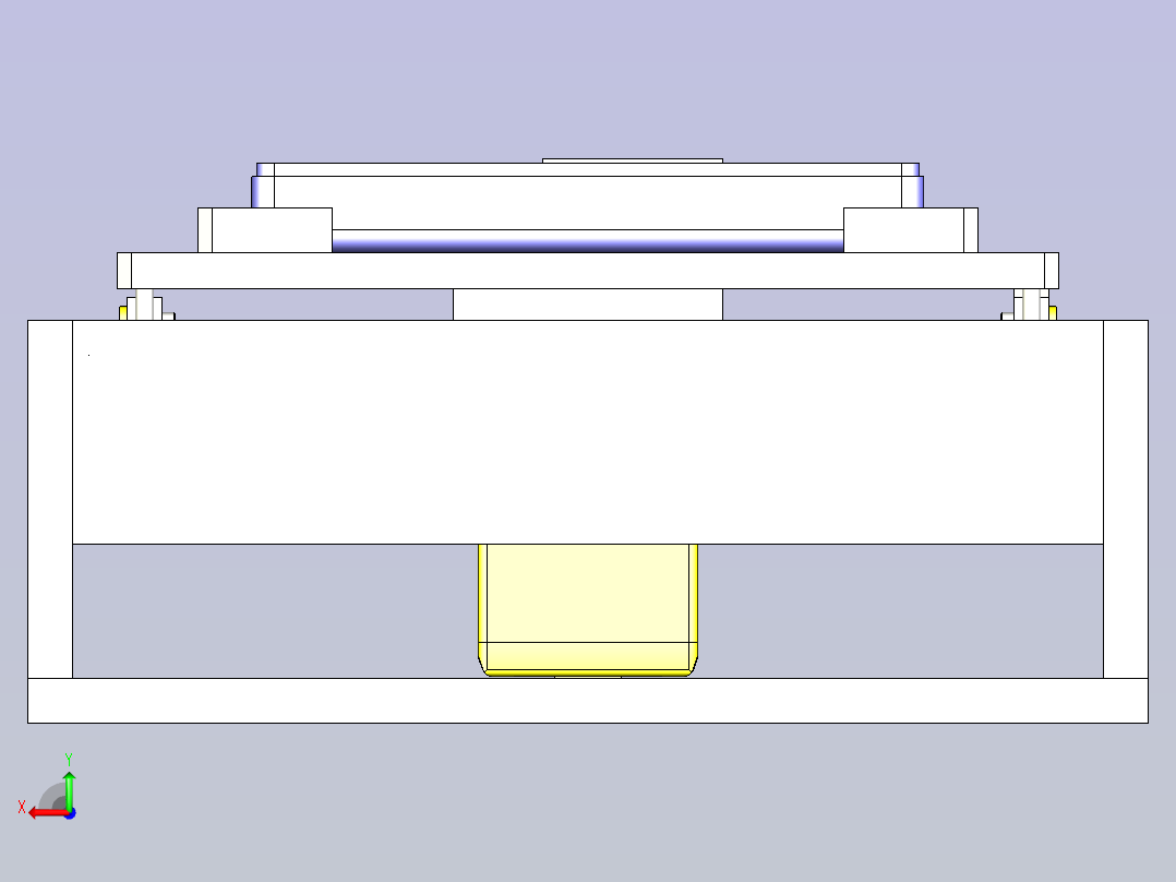多点位置滑动组件3D模型后视图
