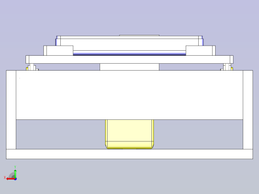 多点位置滑动组件3D模型后视缩略图
