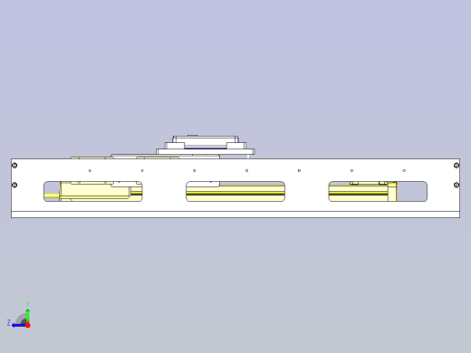 多点位置滑动组件3D模型右视缩略图