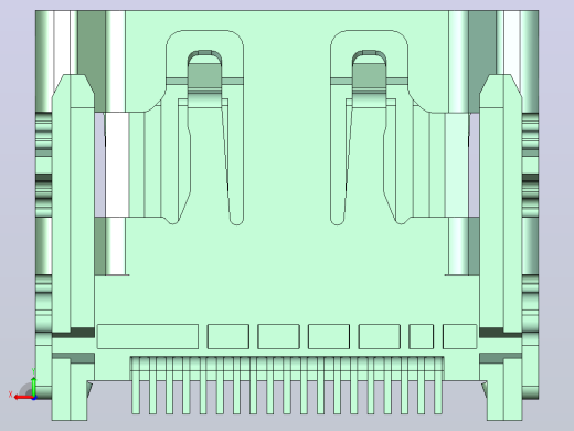 HDMI A插座19针后视缩略图