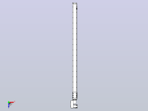 机器人皮带驱动直线轴TPA-GCB-80-P60-L1600-QL-M20-N3俯视缩略图
