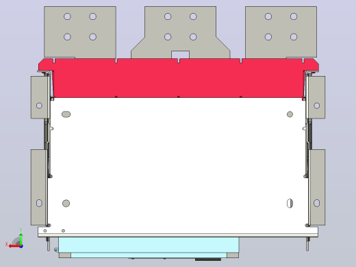 NA1-4000X-4000 3P抽屉万能式断路器三维模型202202后视缩略图