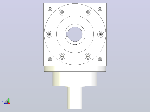 PW170-1(单轴进双孔出）换向器右视缩略图