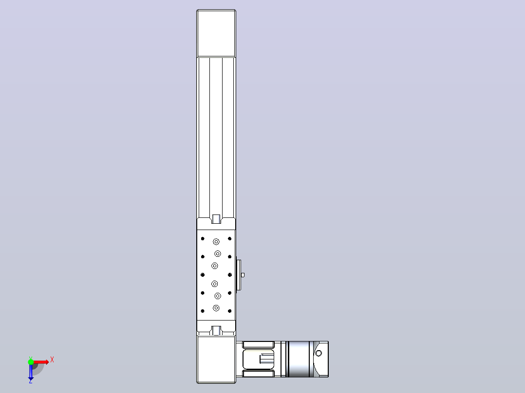 带式直线轴半闭式TPA-ONB-60-140-L250-DR-J60-N3俯视图