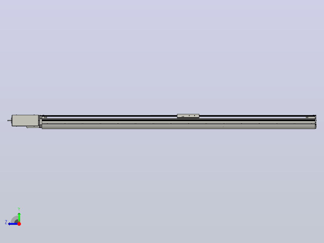 MT120BT半封闭皮带滑台[MT120BT.L100.1300.R.P40.C3]右视图